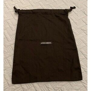 DOLCE & GABBANA Dustbag black 12” x 10” in great condition